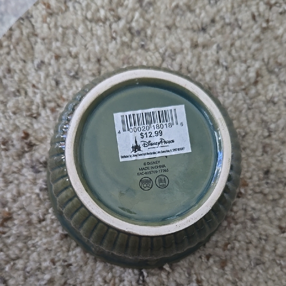 Green Ceramic Haunted Mansion Bowl - Picture 3 of 3